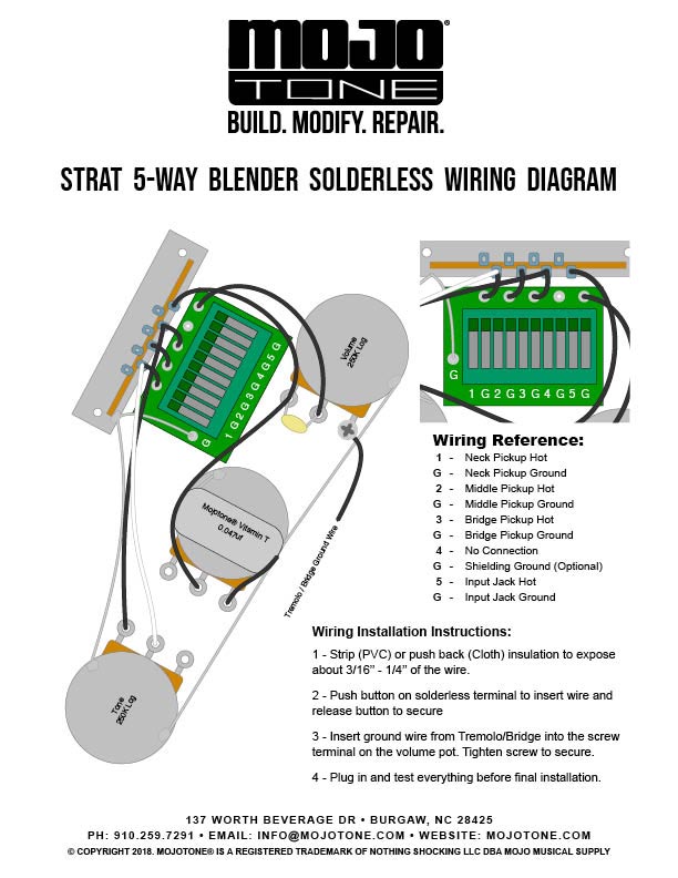 Emg Wiring Diagram Solderless from darthphineas.com