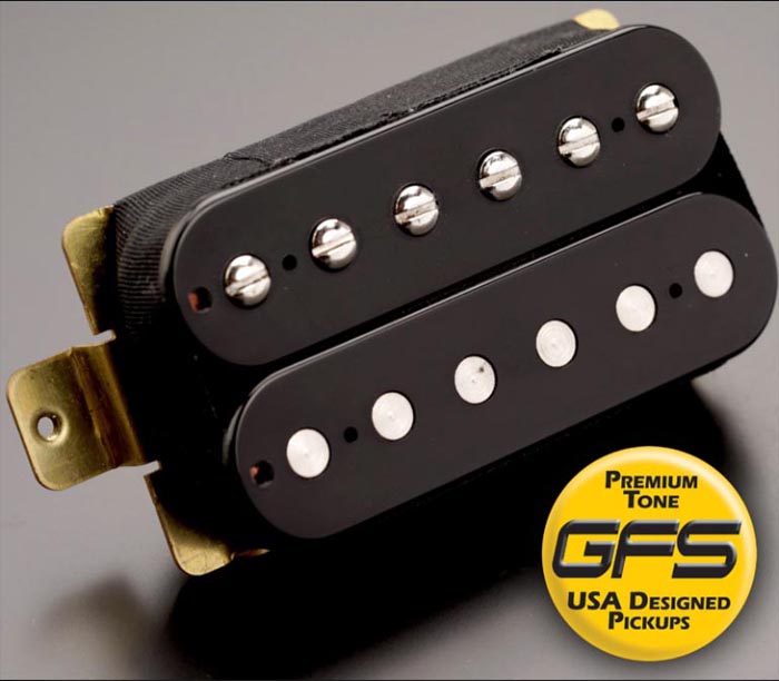 Guitar Fetish GFS VEH Vintage Extra Hot Black