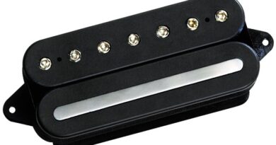 DiMarzio D Sonic 7 Black w Nickel