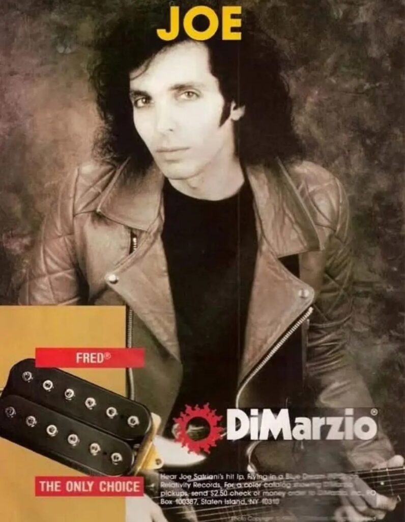 DiMarzio Joe Satriani FRED advertisement